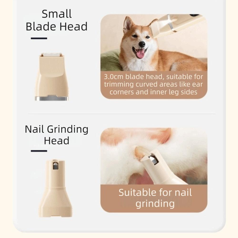 Low Noise Pet Hair Clipper Professional Electric Nail Trimmer Cat Shaver Pet Grooming