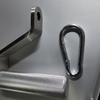 Solid L Shaped Cable Machine Handle Knurled Heavy Duty Pulldown Attachment for
