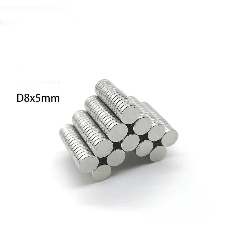 10pcs 5/8mmx5 Heavy Duty 8x5mm & 5x5mm Magnets - Grade for Motors, Sensors, CNC Tools