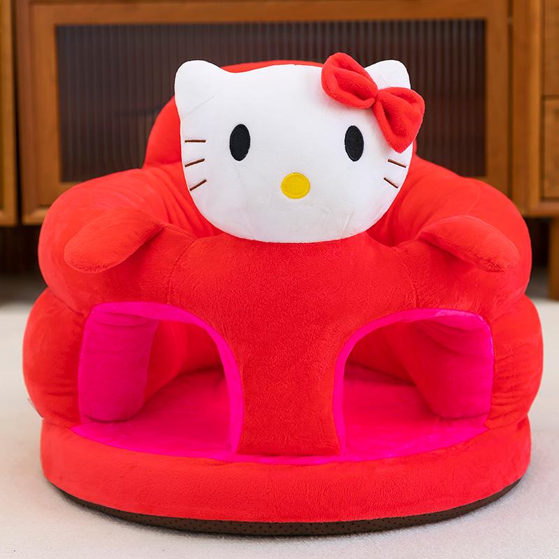 Plush Cartoon Infant Sofa: Anti-Fall Learning Seat for Toddlers