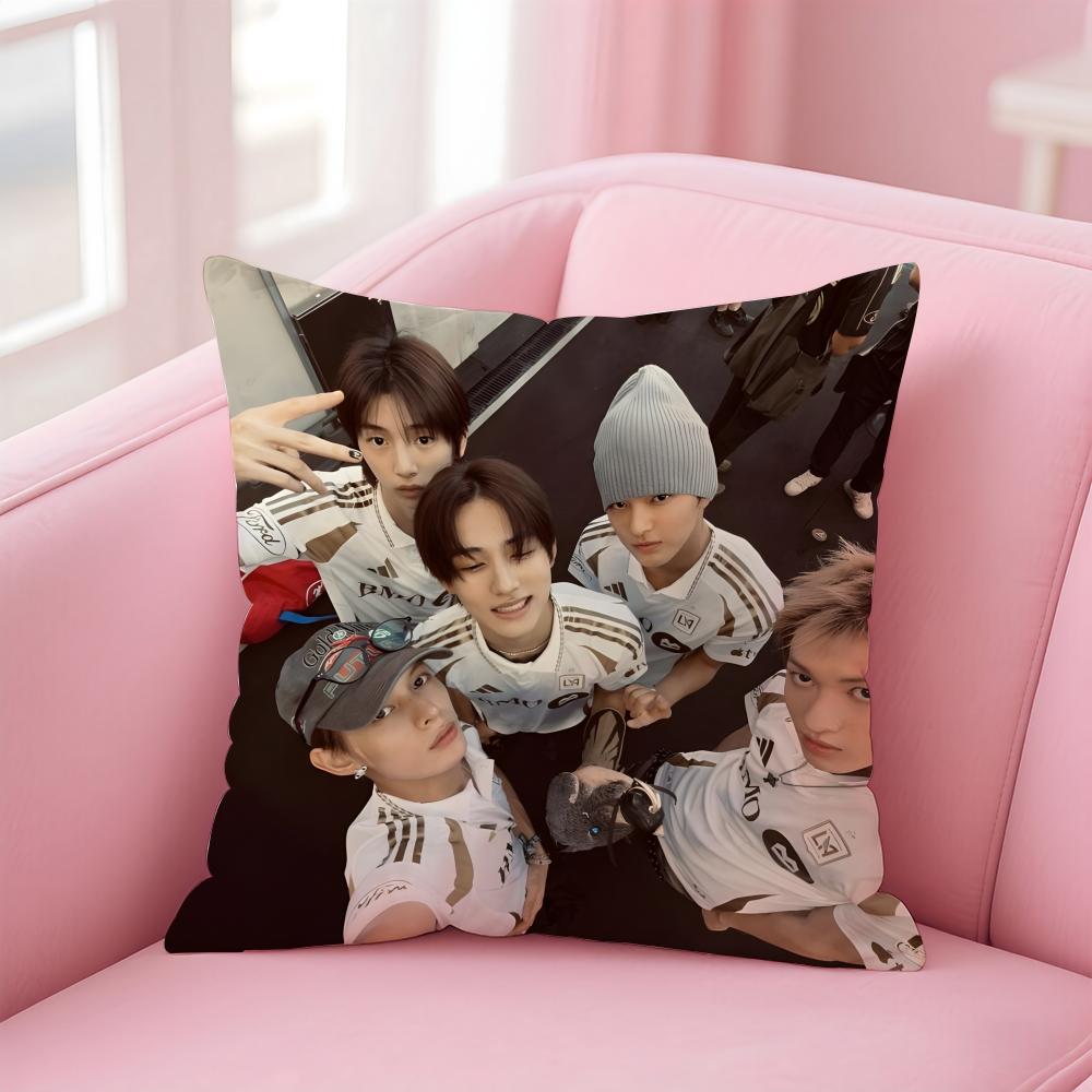 Korean Handsome Boy Group CCortis Cushion Cover Pillow Case Soft Skin Friendly Fabric  Concealed Zipper