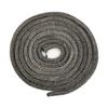 Black Stove Fire Rope Fireplace Sealing Rope Gasket Cord 6/8mm 2M Fiberglass Stove Door Fireplace Cord Replacement