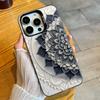 Artistic Flowers HD Printed  Phone Case For iPhone 16 17 15 14 12 13 Pro Max Black Color Shockproof Cover