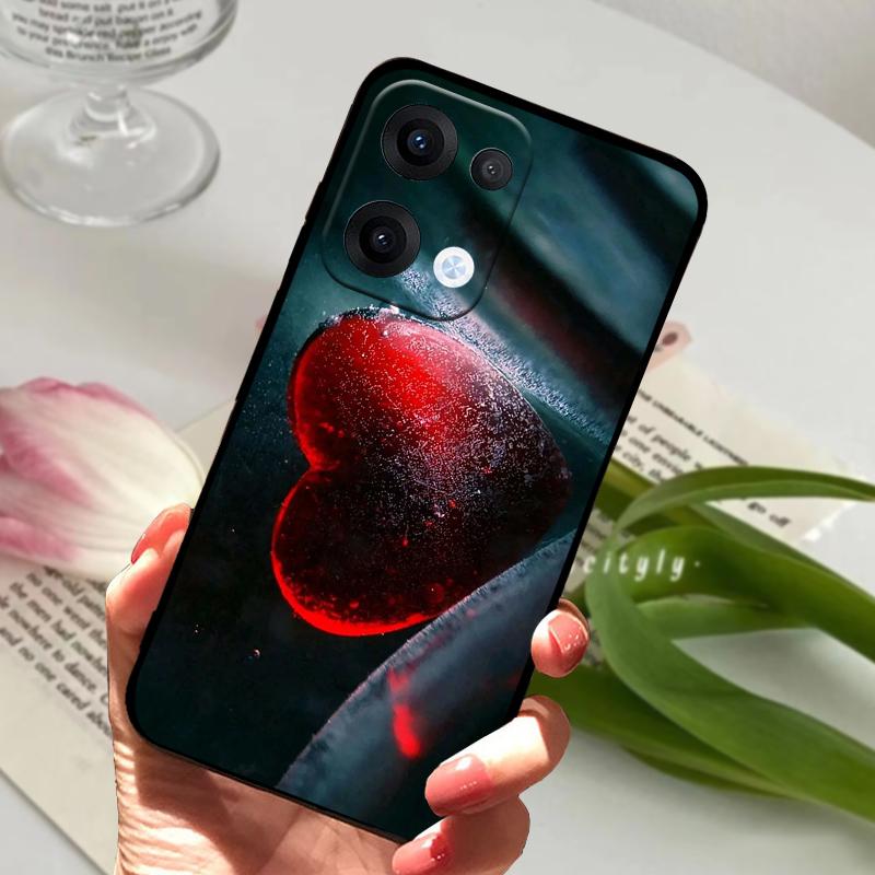 For Oppo Reno13 Pro Case Reno 13 12 5G Cute Animal Soft Silicone TPU Phone Cover For Oppo Reno12 Pro Protection Fundas Phone Bag