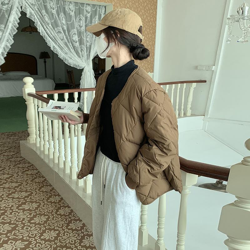 Large Size Good Fabric Autumn Winter Cotton Jacket for Women Short Style High-end Thickened Cotton Coat for Women