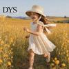 Sunshade Hat for Daily Wear Straw Sun Hats Kids, UV Protection Fishing Hat, Wide Brim Bucket with Ribbon, Breathable Summer Outdoor Beach Travel