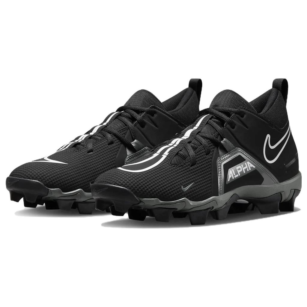New Nike Alpha Menace 3 Shark Cushioning Anti Slip And Wear Resistant Soccer Shoes Men's Black CV0582-010