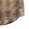 SHAREEF Check Long Sleeve Shirt 2 Beige Made In Japan Men's Used