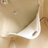 Used AUTHENTIC Herve Chapelier 701GP Luxe Boat-Shaped Tote Bag S White cotton