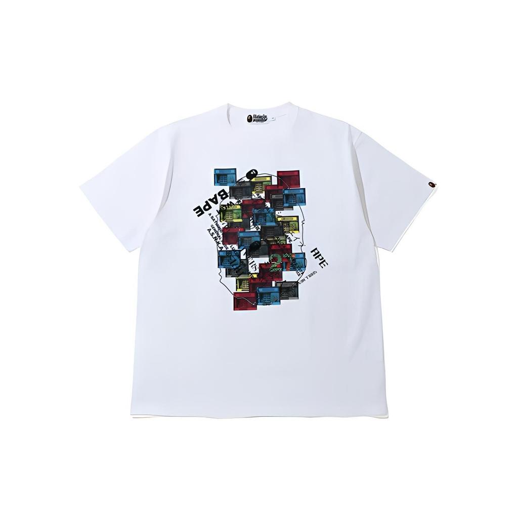 A BATHING APE Bape T-Shirts Unisex Crew Neck Moderate 1G20-109-027