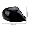 Side Rearview Mirror Cover Cap For For VW T5 T6 Transporter Amarok 2010- 7E1857527G 7E1857528G Gloss Black /White Mirror Cap