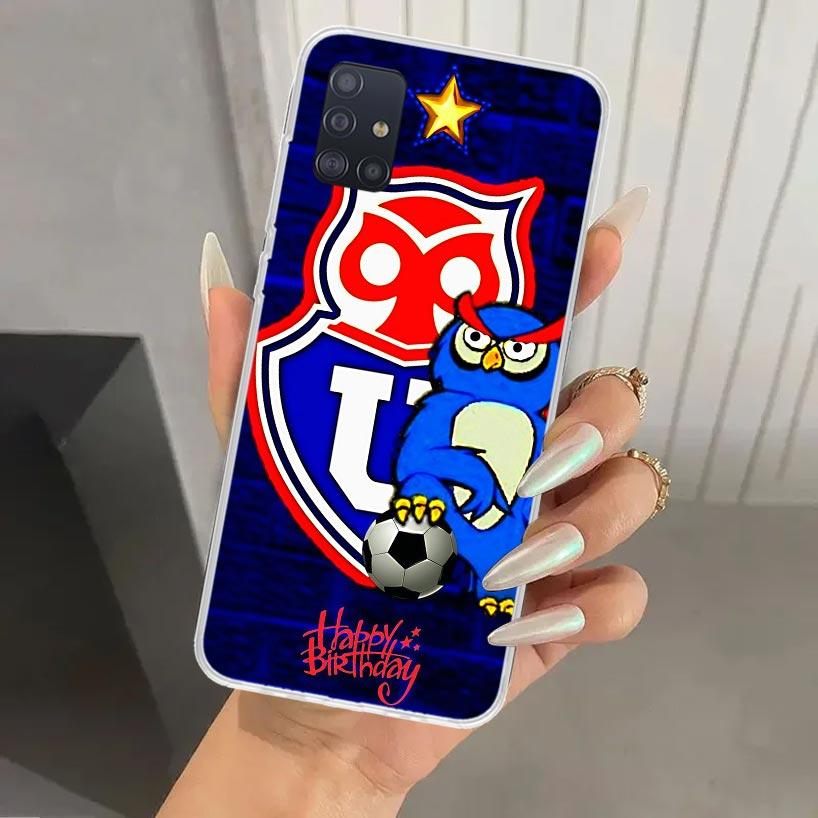 De Chile U-University Logo Phone Case for Samsung Galaxy A52 A32 A22 A12 A02S A50S A30S A10S Note 20 Ultra 10 Plus S10 A31 A20 A