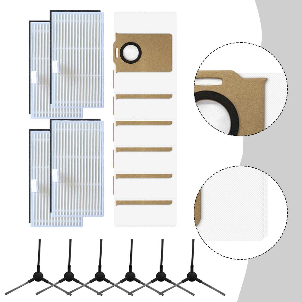 For Cecotec FOR CONGA 7690 M20 Vacuum Cleaner 16pcs Replacement Parts: Side Brush, Filter, Dust Bags