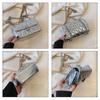 Fashionable and Versatile Shoulder Chain Crossbody Bag, New Trendy PU Colorful Small Square Bag, Shopping Fashionable Women's Bag