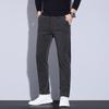 Men's Thermal Velvet Stretch Casual Pants - Thick, Soft, One-Piece Design