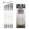 Set di 6 pennelli per pittura in nylon cross-border con gesso ad acqua e materiali artistici fai da te