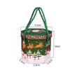 Christmas Hand-held Rope Apple Candy Packaging Box, Christmas Eve Peace Fruit Biscuit Creative Gift Baking Paper Box