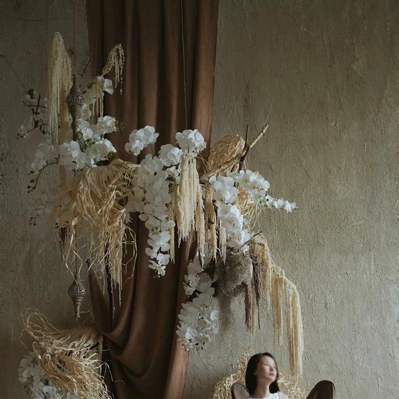 Luxury White Phalaenopsis Silk Floral Wedding Arrangement Guide