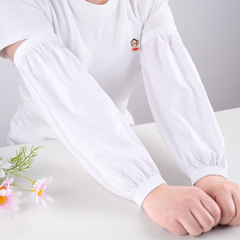 Унисекс Синие Хлопковые Пятноустойчивые Нарукавники для Осени/Зимы