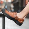 Fashion Men Sandals Soft Male Non-slip Outdoor Men's Sandals Anti-collision Casual Shoes Plus Big Size 48 Slip On Shoes Leather Platform