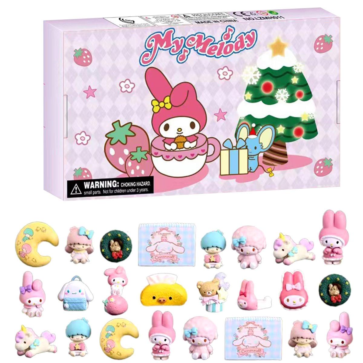 

Праздничный календарь содержит 24 подарка, фестивальные милые фигурки кукольный адвент-календарь, фестивальный календарь обратного отсчета с игрушками-сюрпризами, FestivalCollec One Size