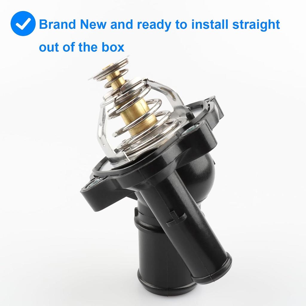 Thermostat Housing Assembly Replace RT1193, 34044 Compatible With Ford Mazda 2.0 2.3 2.5L - 2005- Escape, 2003-2011 Focus, 2006- Fusion, 2007-2011
