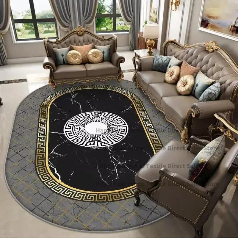 200x300cm Ovalen Shaggy Vloerkleed Zacht Pluizig Wasbaar Tapijt voor Woonkamer Slaapkamer Kantoor Grote Vloermat 80x120cm 31.5x47.2in