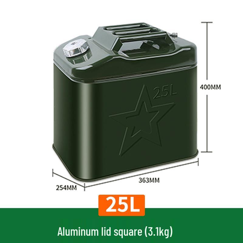Tinplate Metal Gasoline Can 10L/20L/30L Square Fuel Tank Iron Drum for Car Diesel