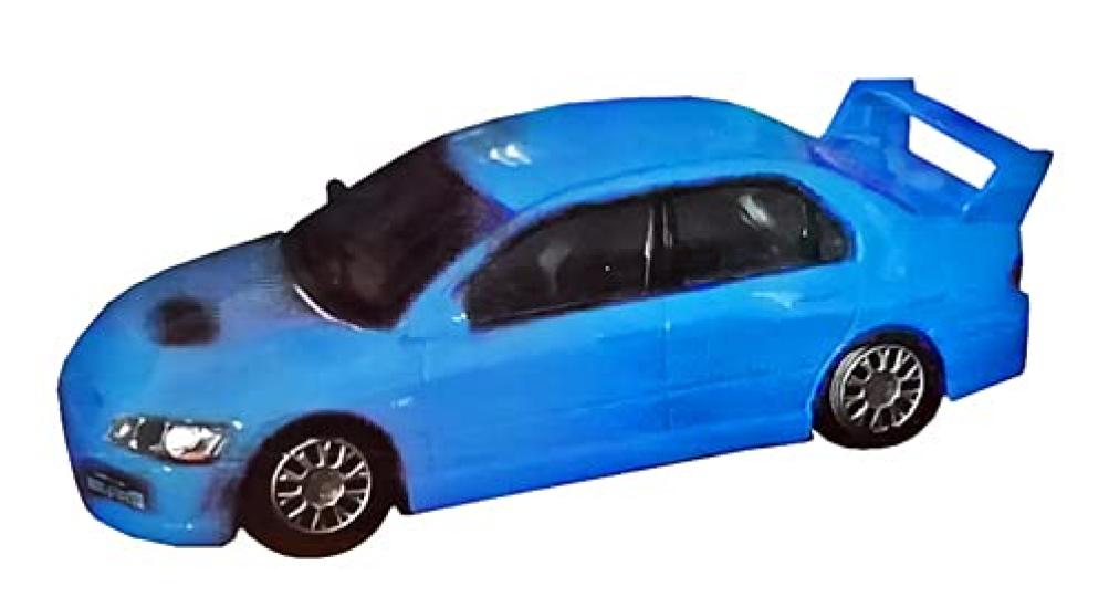 

BM CREATIONS Mitsubishi Lancer Evolution VII Blue LHD Finished Model 64B0089 1/64 синий
