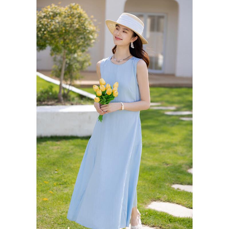 Mocana Women's Elegant French Sleeveless Dress