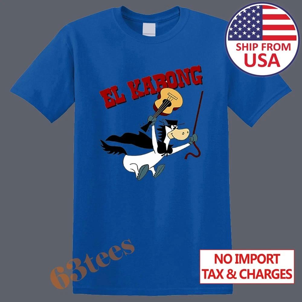 El Kabong Cartoon Men s T-Shirt Women s Tee Top Unisex Blue Size S to 5XL 2XL