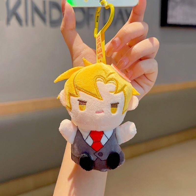 Cartoon Characters Plush Keyring With Magnetic Design For Otaku Gift And Collectors