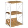 3 Tier Wooden Shelf Freestanding Rack Organiser Display Bookcase Home Storage Utility Stand Multifunctional Holder
