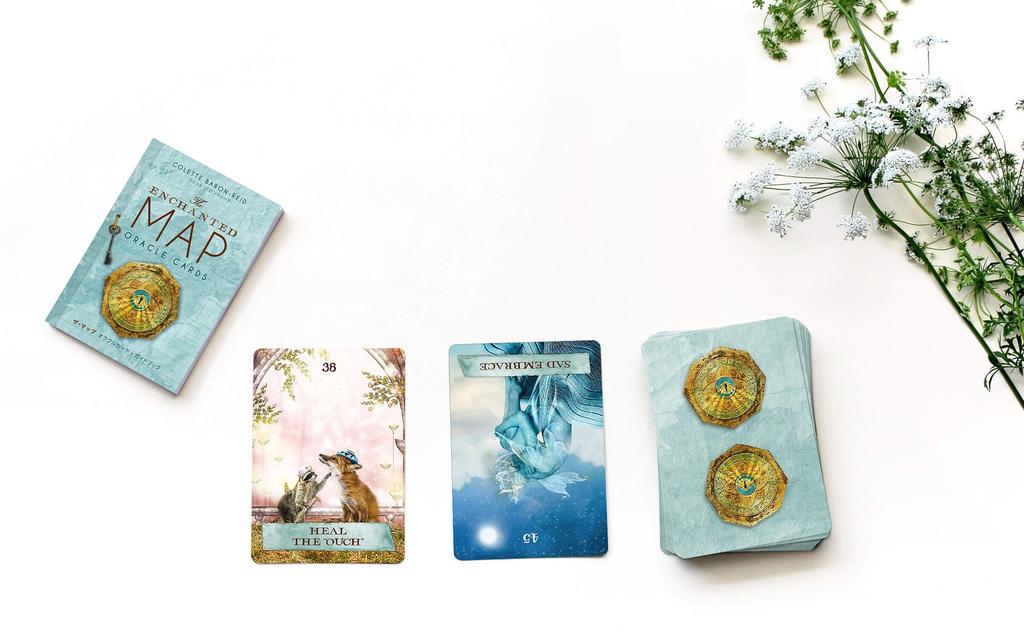 I.I.J Oracle Cards The Map Oracle Cards Japanese Edition Affirmation Fortune Telling with Japanese Instruction Manual