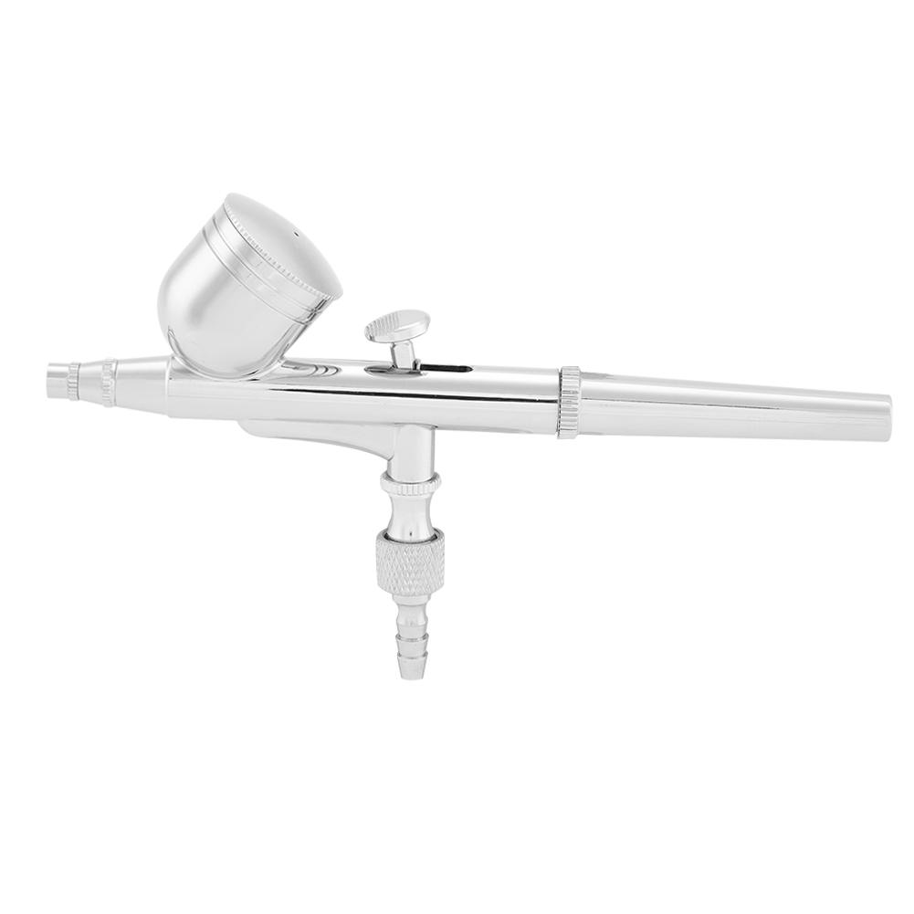 Schwerkraftzufuhr Double Action 7CC Airbrush Farbspritzpistolen-Kit Werkzeuge für Spielzeug Nagelpflege(0,3 mm)