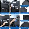 Leather car back seat storage bag, foldable table back seat car storage bag, PVC car back seat storage bag,
