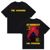 Rapper THE WEEKND STARBOY Album 2026 Tricouri Merch Bărbați Street Gothic Hip Hop Retro Bumbac Mânecă Scurtă Tricou Y2k Streetwear