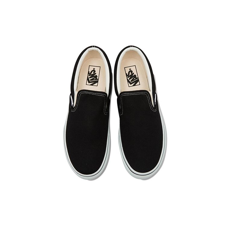 Vans Slip-On Comfortable Shock Absorbing Durable Lightweight Breathable Low-Top Skate Shoes Unisex Sneaker Black White 466091-0002