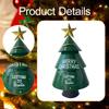 Christmas Tree Statue Mailbox 35cm Height Home Decoration Mail Box Post for Porch Garden Yard