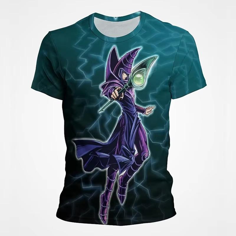 Anime Yu Gi Oh 3D Print T-Shirt Men Women Casual Fashion Short Sleeve Casual T Shirts Oversized Harajuku Tees Tops Kid Clothing