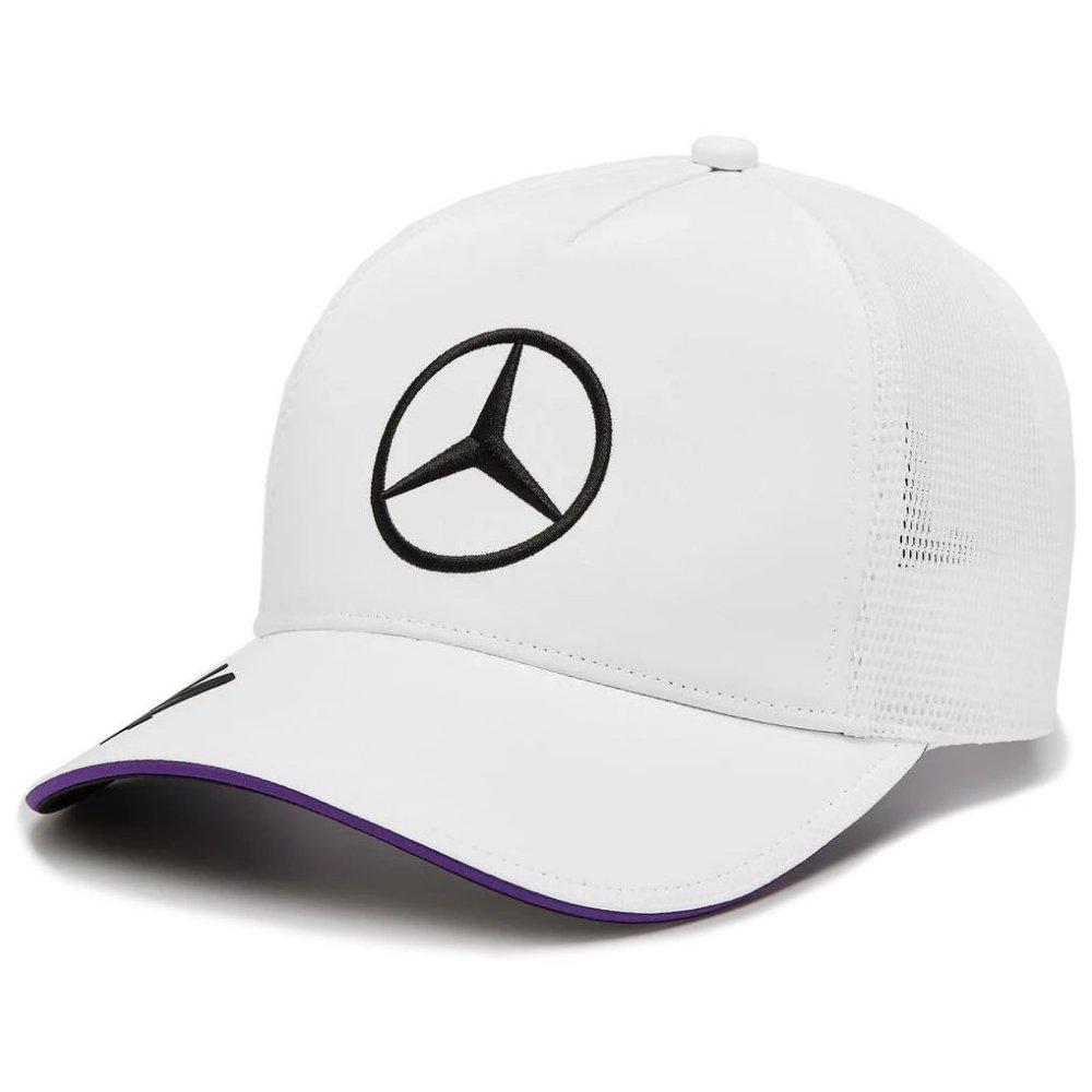 SuperMerchantEU Mercedes Lewis Hamilton Truckerpet Wit Trucker 701227945-002 OS