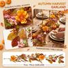 Künstliche Herbst-Ahornblatt-Girlande für Thanksgiving Heimdekoration - Tischdekoration