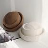 Adjustable Top Hat for Women 100% Wool Millinery Berets Trendy Wool Cap  for Party
