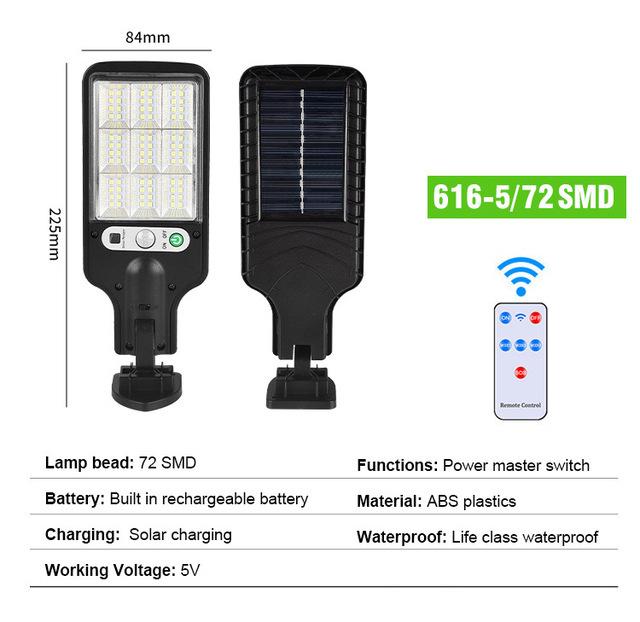2025 Solar Lamps Outdoor Garden Light Waterproof Human Body Sensor Light Wall Lamp Led Remote Control Home Solar Street Lights