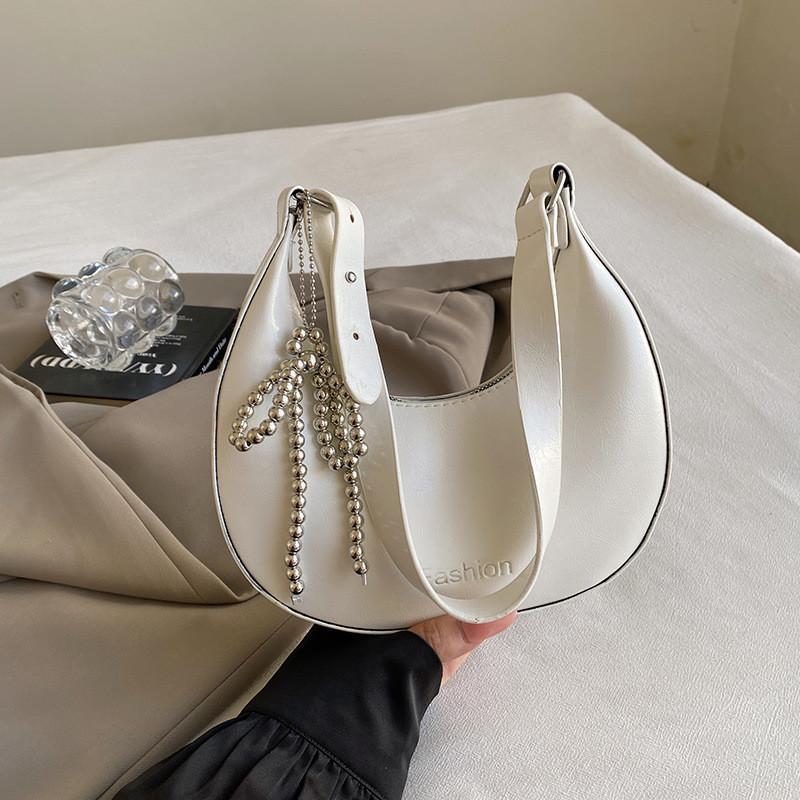 Modern Pu Material Crescent Bag For Women With Unique Design And Ample Storage