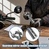 Motorcycle Rearview Mirror Extension Bracket 9.5x5.6x2.5cm Aluminum Alloy Stand Rearview Mirror Extension Light Bracket Scooter