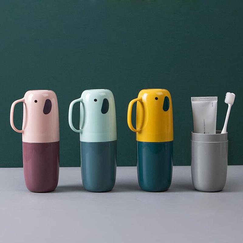 Travel Portable Toothbrush Toothpaste Holder Storage Case Household Storage Cup Outdoor Holder Bathroom Cover Tooth Brush Box