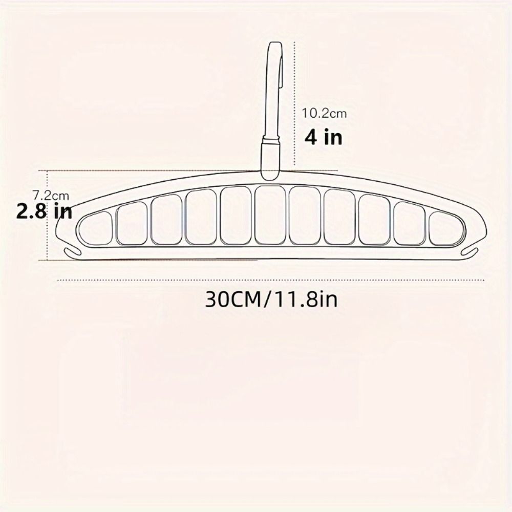 Folding Clothes Hanger Multi Slot Wardrobe Storage Rack New Rotating Hanger Closet Storage