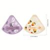 Triangle Fleshy Grape Powder Puff Dry And Wet Dual-use Skin-friendly Air Cushion Soft Cosmetic Puff Makeup Foundation Sponge