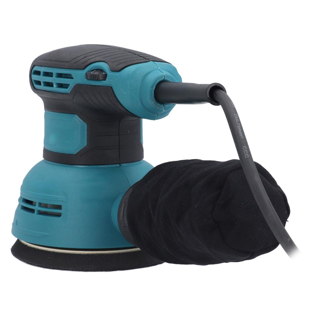 5 Inch Orbital Sander with 16 Sandpapers 6 Variable Speeds Electric Eccentric Sander for Wood Metal